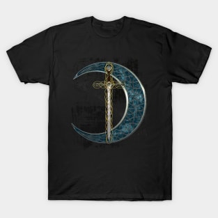 Celtic Moon and Sword T-Shirt